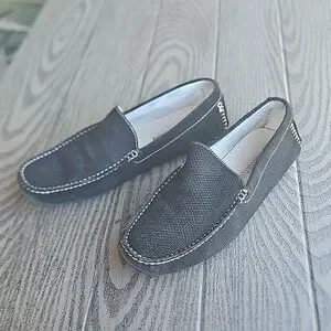 Carro Positano Interland Suede Driving Loafers Mocs Italy Mens 9 EU 42 Grandpa Amalfi Stefania ITALY GRAY Suede Driving Loafers EUR 42  main image 2